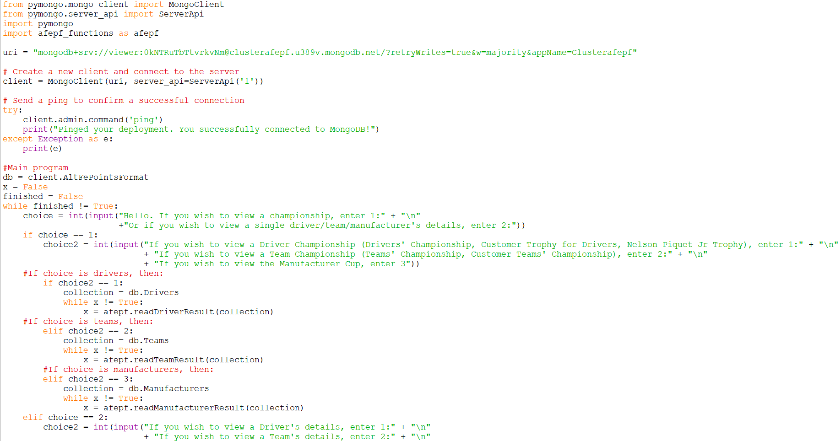 Screenshot of the first part of the afepf_viewer_program.py that allows users to run the read functions stored in afepf_functions.py